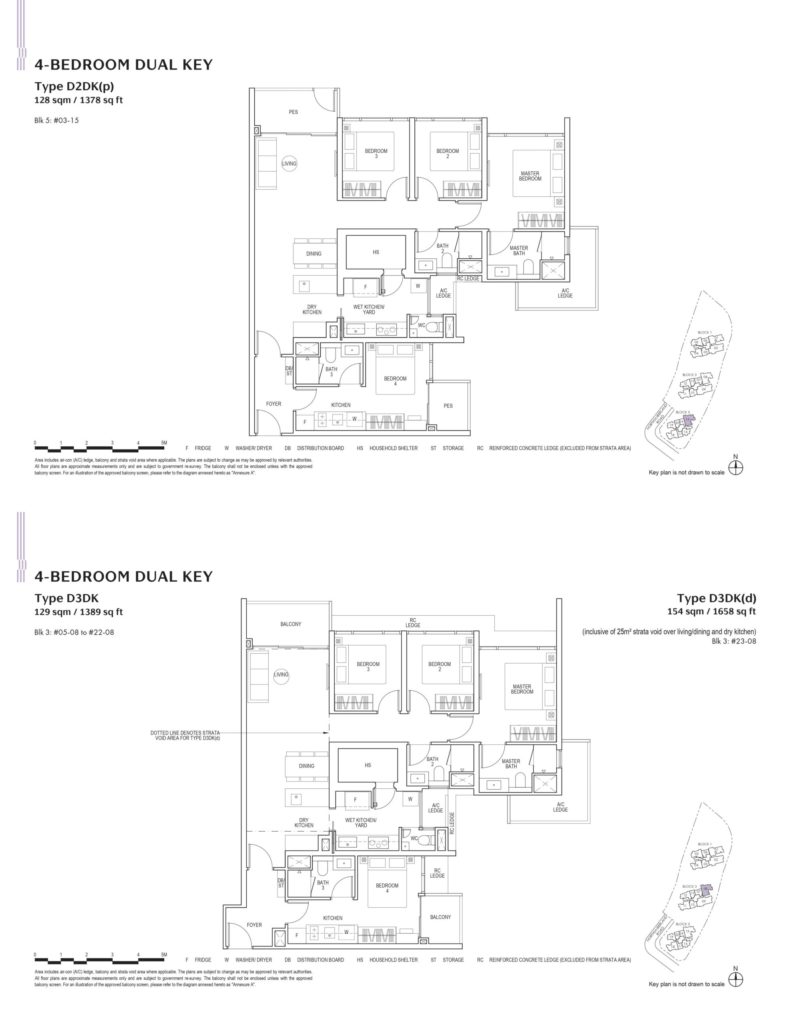 4-BR Dual Key